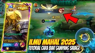 ILMU MAHAL TUTOR GAMPAR DAPAT SAVAGE PAKAI ROGER | BUILD ROGER TERSAKIT 2025 ~ MLBB