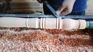 How to make a wooden table leg design - wood work every day (Part=44)