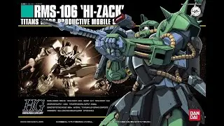HGUC 1/144 RMS-106 Hi-Zack - Release Information and Official Images