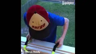 This fire escape ladder can be deployed in seconds
