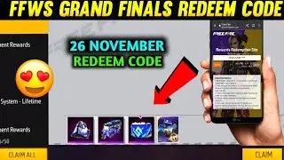 FFWS GRAND FINALS REDEEM CODE | FREE FIRE TODAY REDEEM CODE | FREE FIRE WORLD SERIES REDEEM CODE |