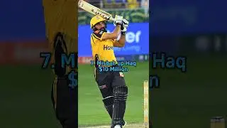 Top 10 Richest Cricketers in Pakistan #shorts #viral