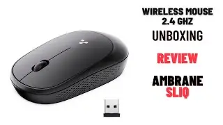 Ambrane SliQ Wireless Optical Mouse Review - Wireless Convenience and Silent Clicks! हिन्दी में ।