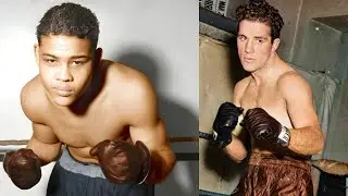 Joe Louis and Billy Conn - Training for their fight & Buildup - 1941 Colorized