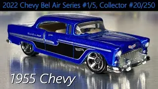 Hot Wheels '55 Chevy, 2022 Mainline Chevy Bel Air Series #1, Opening and Complete Casting Details