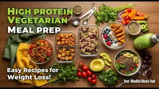 High Protein Vegetarian Meal Prep | Easy Weight Loss Recipes & Weekly Plan