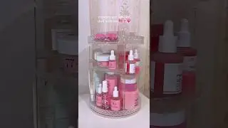 organizating my pink skincare 🎀🌸💗
