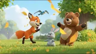 Forest Friends | Fun Animal Poem for Kids | Autumn Nature Song | Learn About Animals in the Forest 🍂