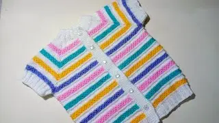 431 - Multicolour  Sweater design || Multicolor Knitting for Kids || Knitting Design for kids ,