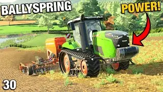 НАЧИНАЕМ БУРЕТЬ ПОЛЯ С ПОМОЩЬЮ FENDT BallySpring FS22 Ep 30