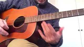 Harmonics Standard Tuning on 1974 Guild D25M