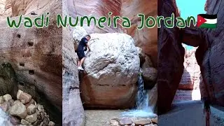 Hiking Through Jordan Stunning Valley, Wadi Numeira Siq Trail, Near The Dead Sea! 🏜️🇯🇴