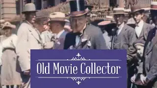 London Street Scenes . 1918 , Colorized