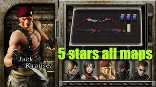 Resident Evil 4 The Mercenaries Jack Crauser 5 stars all maps