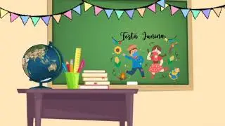 background sala de aula s&atilde;o Jo&atilde;o virtual #virtualsaojao #BACKGROUND #horadaartebackgroud #saojoao