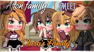 Clara's Family Meet Afton Family || FNAF || Pt.1 (Read Description)