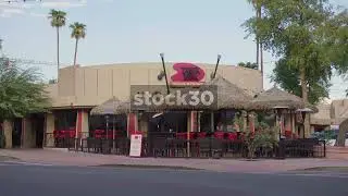 Drunk Munk Tiki Bar & Restaurant On E Stetson Drive, Scottsdale, Arizona, USA