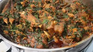 HOW TO COOK VEGETABLES SOUP. NIGERIAN PARTY STYLE