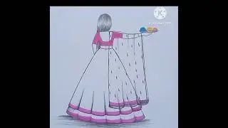 Holi special drawing easy ❤️#shorts #howtodraw #holiart #holidrawing #holi #drawing #girldrawing
