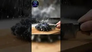 AI ASMR Cutting a Thunderstorm Cloud with Heavy Rain⛈️☁️ #asmr #ai #cuttingskills