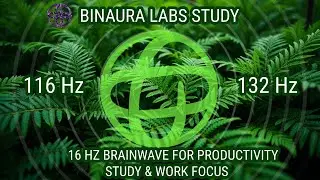 16 Hz Binaural Beats | Music for Studying , Working , & Deep Focus