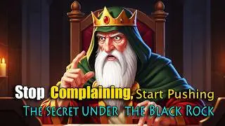 Stop Complaining, Start Pushing  | The Secret Under the Black Rock | Inspitional Story #motivation