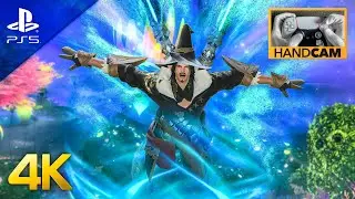 FFXIV Endwalker (PS5) Gameplay ❯ DualSense Controller Handcam 🟢 RAID | SAGE