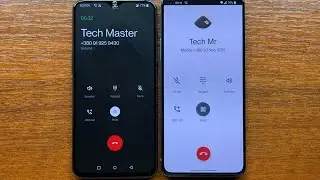 OnePlus Dialer vs Google Dialer Incoming Call. OnePlus 6T vs 8T. Android 11, 12