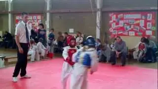 Taekwondo-Sunbury Fight Training-21/10/12 Fight 3