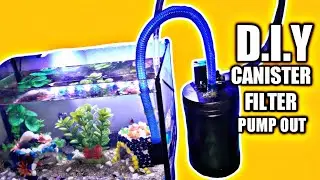 Diy canister filter pump out