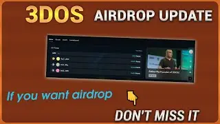 3DOS AIRDROP UPDATE: This ONE Tip Guarantees Eligibility! (Don&rsquo;t Miss Out)