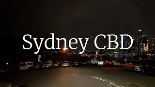 [4K] Sydney Late Night Driving Tour: Newtown &rarr; Harbour Bridge &rarr; ￼Opera House &rarr; CBD (with Commentary)