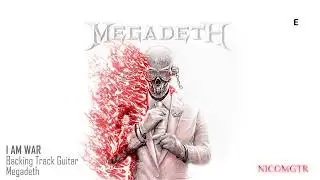 I AM WAR Megadeth Guitar Backing Track