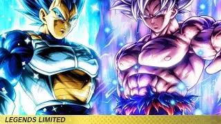 GENERATIONAL CLASH! LF TRANSFORMING MUI GOKU & SSBE VEGETA VS ULTRA SSJ4 - Dragon Ball Legends