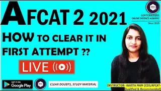 AFCAT 2 2021 PREPARATION STRATEGY I HOW TO PREPARE FOR AFCAT 2 2021 EXAM I AFCAT EXAM I GOVTCRACKERS
