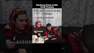 Ranking FAKE Knife Pranks! #explore #shorts