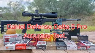 ТЕСТ НА ТОЧНОСТЬ DANIEL DEFENSE DELTA 5 PRO 6.5 КРИДМУРА.
