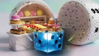 Unboxing the Magic Dice revealing French culinary.  Traditions culinaires fran&ccedil;aise et d&eacute;s. ASMR 🥖🧀