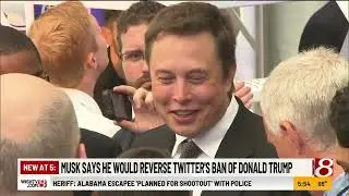 Musk says he would reverse Twitter's ban on Donald Trump