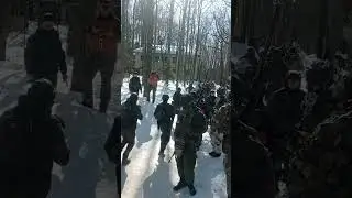 страйкбол   Старт игры!  (зима)