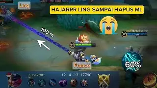 FRANCO EXE. DETIK - DETIK LING HAPUS ML 🤣‼️#franco #frangkomlbb #mobilelegends