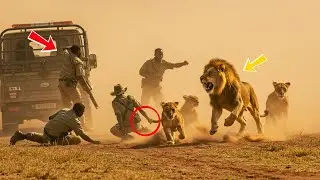 Wildlife Rangers Saved a Lion Cub &mdash; Then the Whole Pride Attacked!
