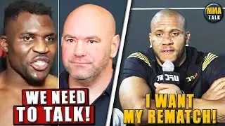 Francis Ngannou reacts to Dana White missing UFC 270 presser, Ciryl Gane on his 1st careerloss