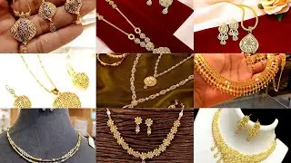Latest Gold Necklace Design with Weight and Price/Gold Jewellery Design/Simple gold locket necklace/