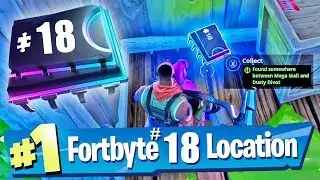 Fortbyte #18 Location - Found Somewhere Between Mega Mall And Dusty Divot - Fortnite