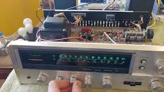 Винтажный стереоресивер Sansui 551. Из заброшенного сарая превратился в рабочий экземпляр аудиоис...