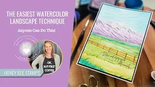 The Easiest Watercolor Landscape Technique: Winter, Blech