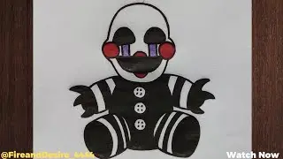 How to draw the puppet fnaf 