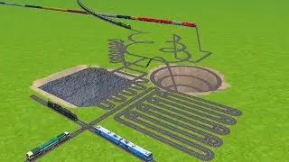 AI RAILS CROSSING FOR CHASM SPRINGS CIRCLES RAILROAD TRACKS ZIG ZAG TRACKS/ trains beamng 