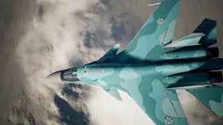 Ace Combat 7 SU-34 Fullback with SFFS Mission #12 Difficulty Ace